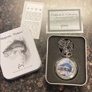 Avon Al Agnew Majestic Waters Pocket Watch